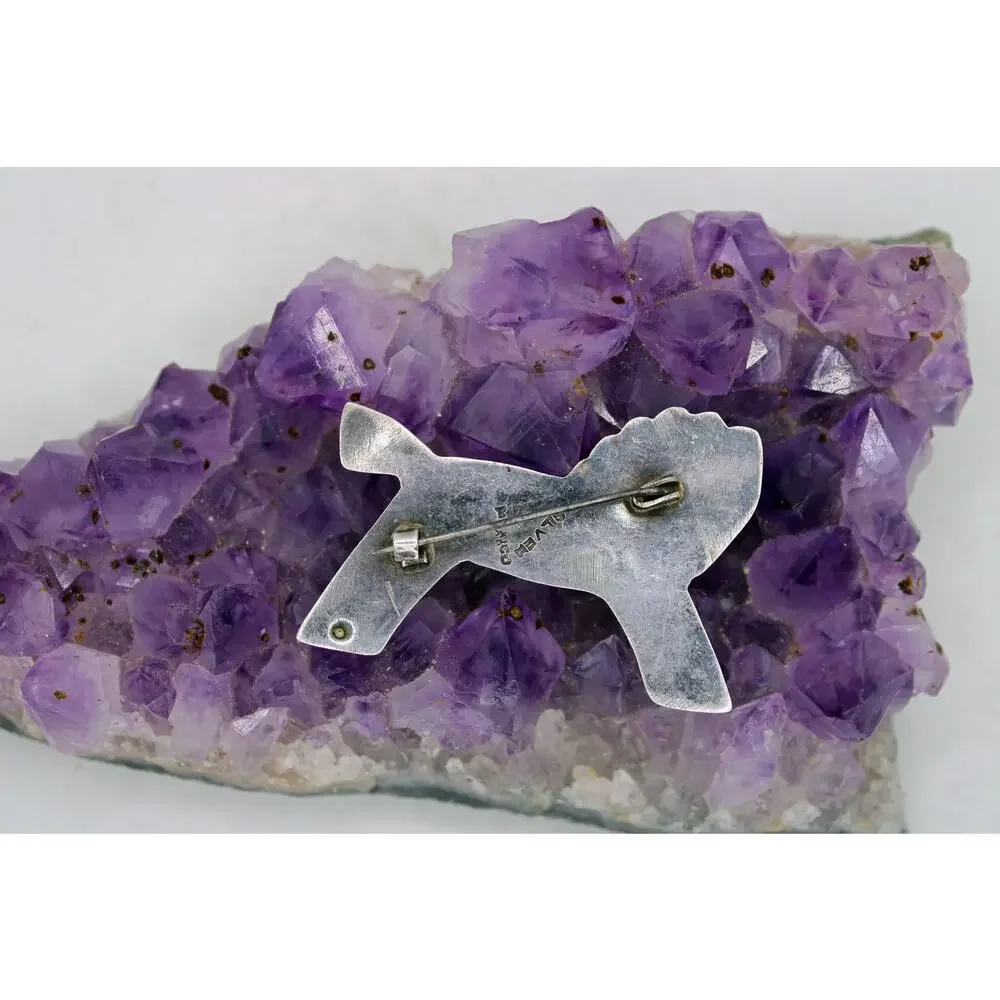 Mexico Sterling Silver Horse Brooch